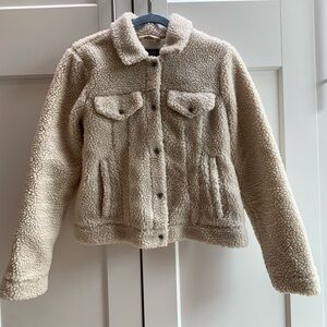 Abercrombie & Fitch Cream/White Jacket